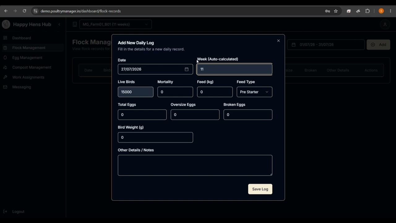  Flock Management | PoultryManager Tutorial